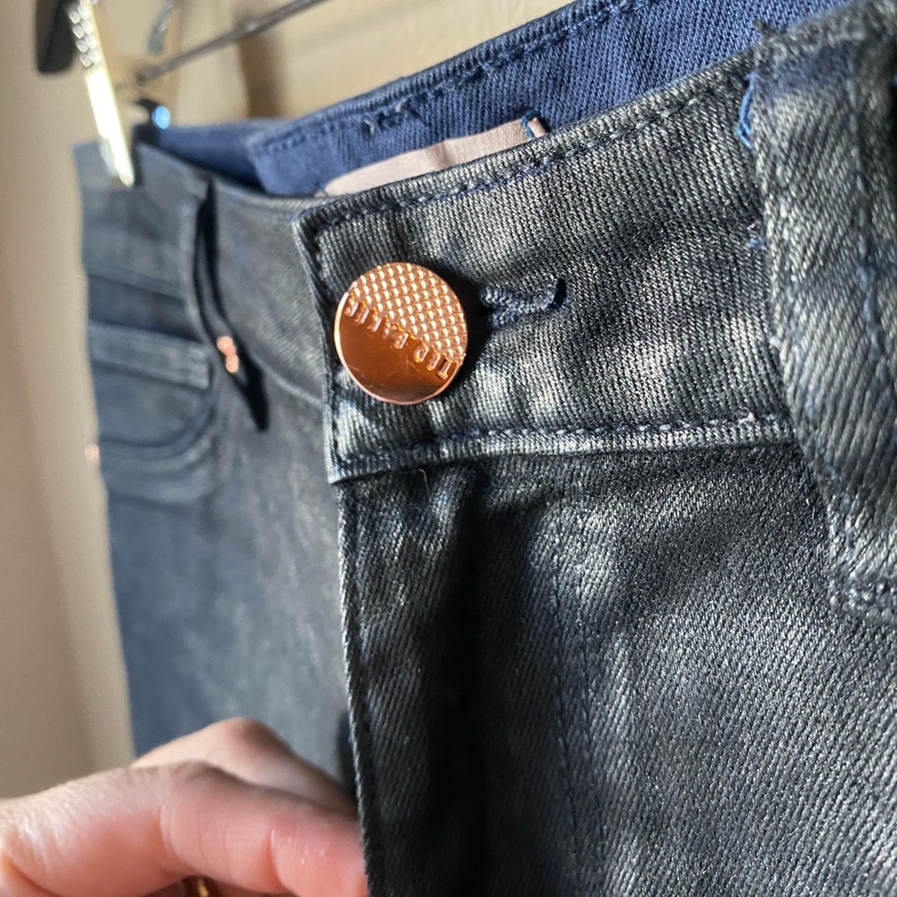 Ted Baker Metallic Coated Ombray Skinny Jeans - Picture 2 of 5